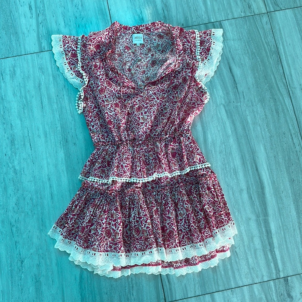 misa ruffle dress